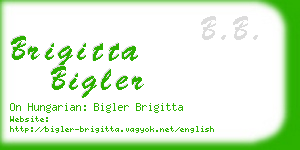brigitta bigler business card